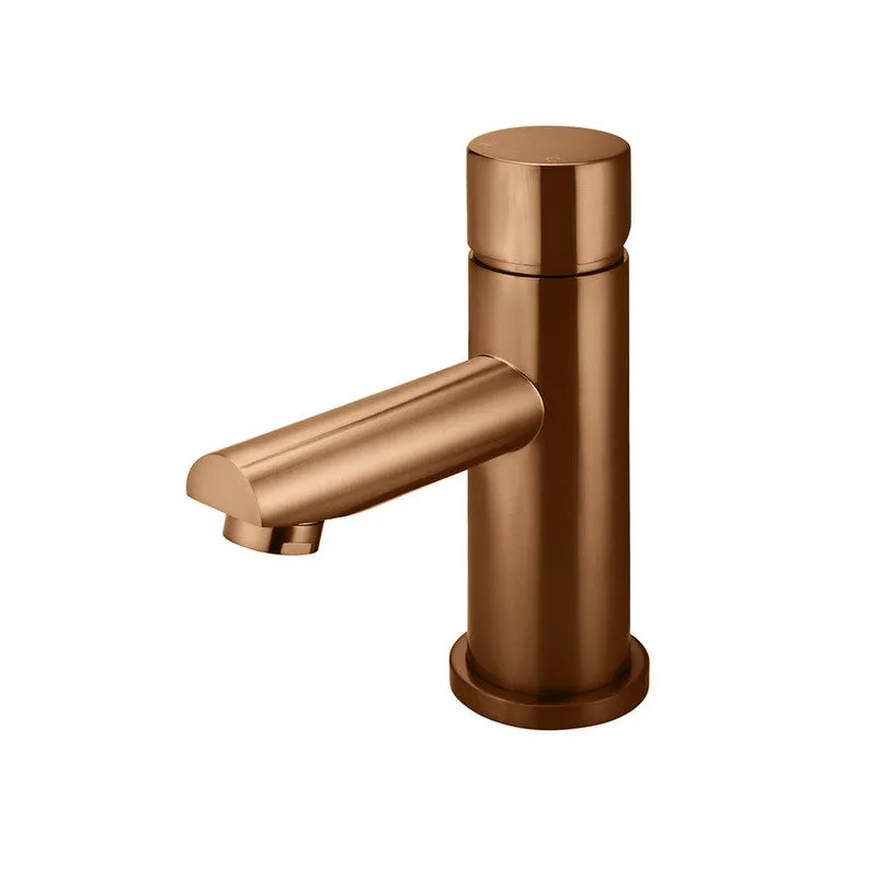 Meir Round Pinless Basin Mixer - Lustre Bronze