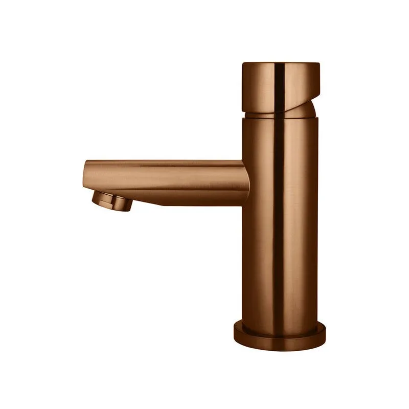 Meir Round Pinless Basin Mixer - Lustre Bronze