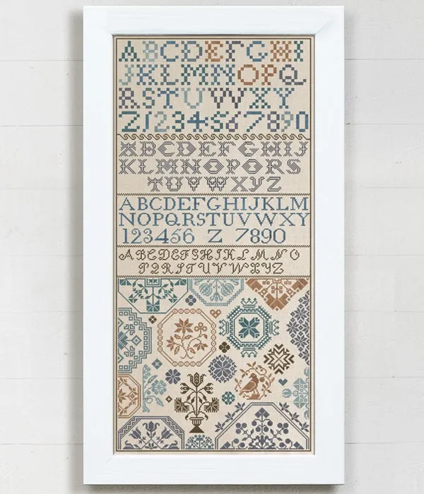 Modern Folk Embroidery - An Irish Quaker Sampler - Booklet Chart