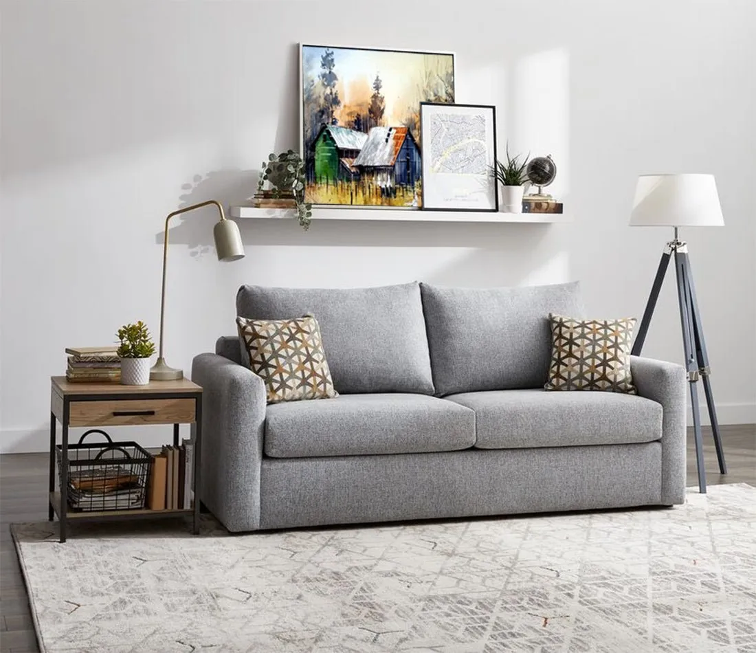 Modern Living, Timeless Comfort: Bruno 2 Seater Fabric Sofa For Living Room