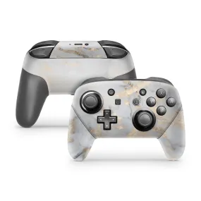 Modern Marble Nintendo Switch Pro Controller Skin