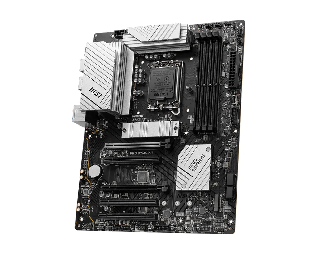 Msi Pro B760-P Ii - Motherboard - Atx - Lga1700 Socket - B760