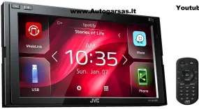 Multimedija automobiliui JVC KW-M540BT, Weblink, Youtube, Waze, Spotify, USB, BLUETOOTH