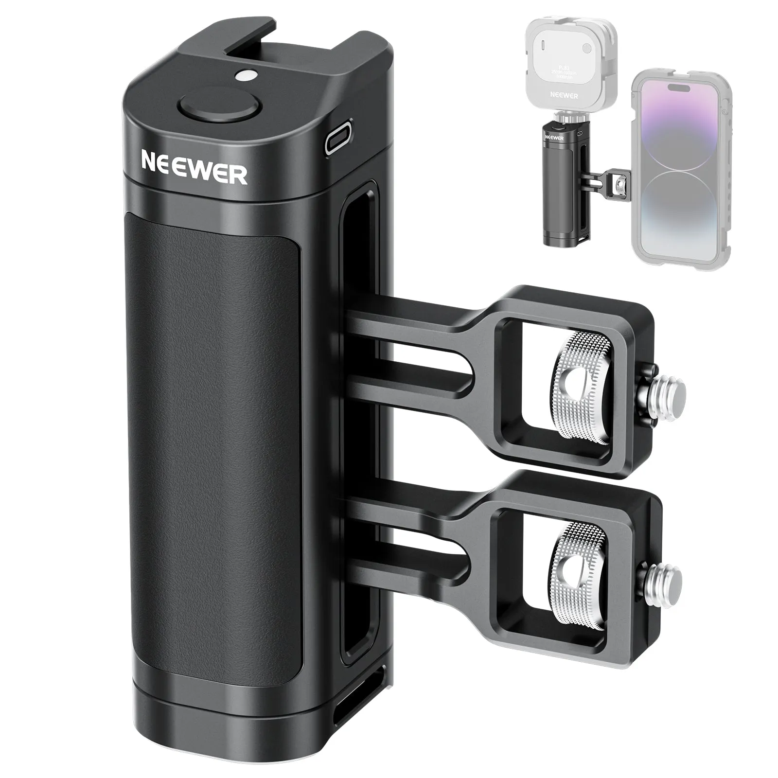 NEEWER PA005E Side Handle Grip with Wireless Remote Control