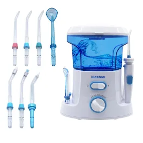 Nicefeel Oral Irrigator 7 Tips Dental Calculus Remover Water Flosser Dental Teeth Whitening Cleaner Electric Waterpick Flossing 0ral irrigator