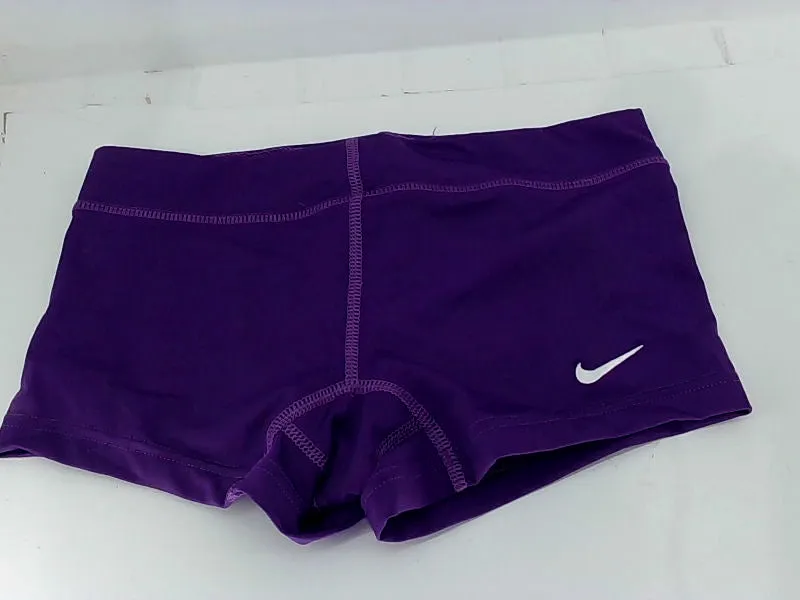 Nike Women's Purple Game Volleyball Stretch Shorts Size Large