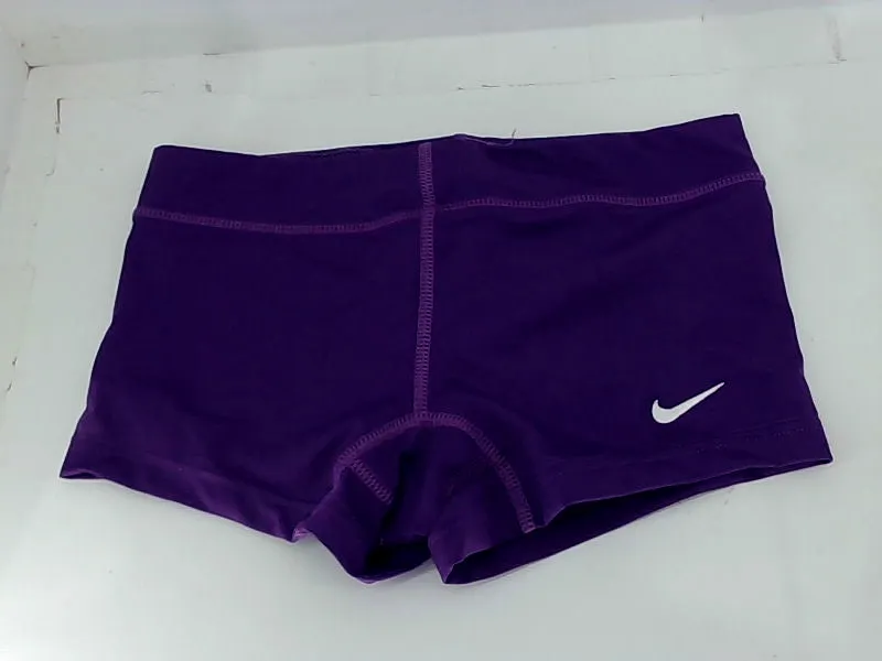 Nike Women's Purple Game Volleyball Stretch Shorts Size Large