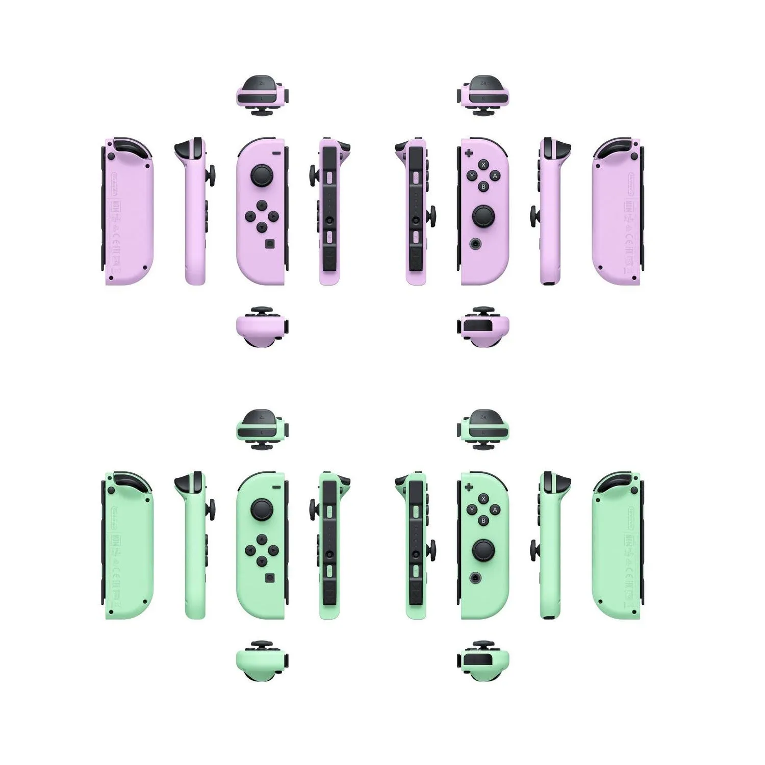 Nintendo Switch Official Joy-Con Controllers (Pastel Purple / Pastel Green)