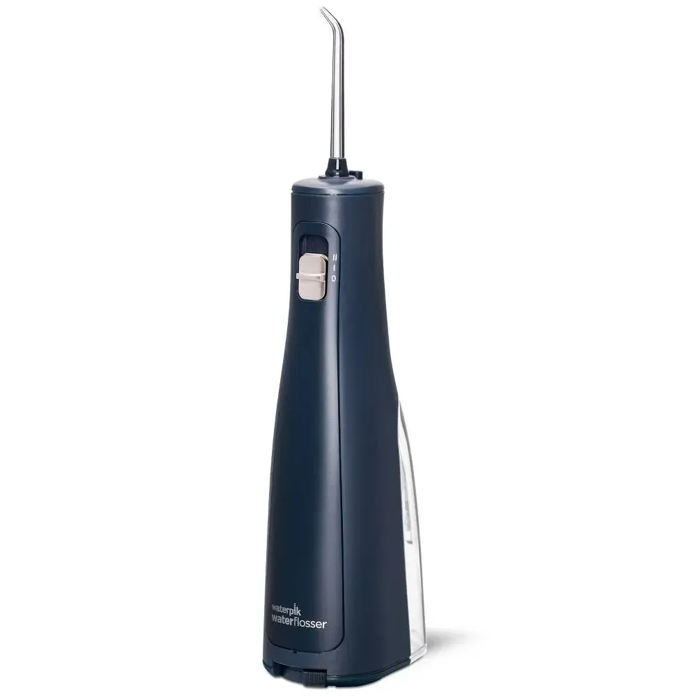 Open Box - Waterpik Cordless Revive Portable Battery Operated Water Flosser - WF-03W033 - Midnight Blue