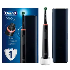 Oral-B Pro 3 - 3500 - Black Electric Toothbrush (N)