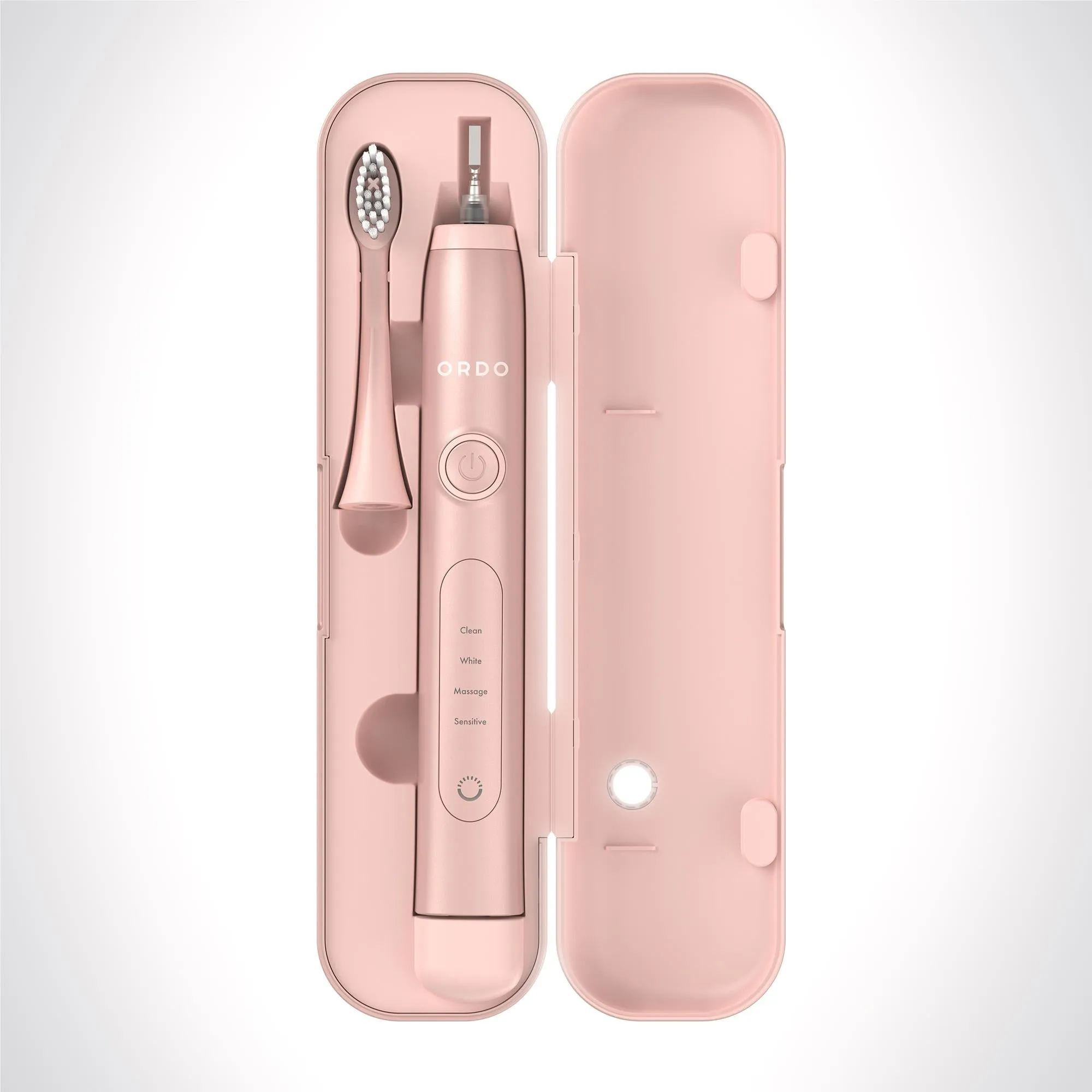 Ordo Sonic  Electric Toothbrush & Charging Travel Case Bundle (Rose Gold)