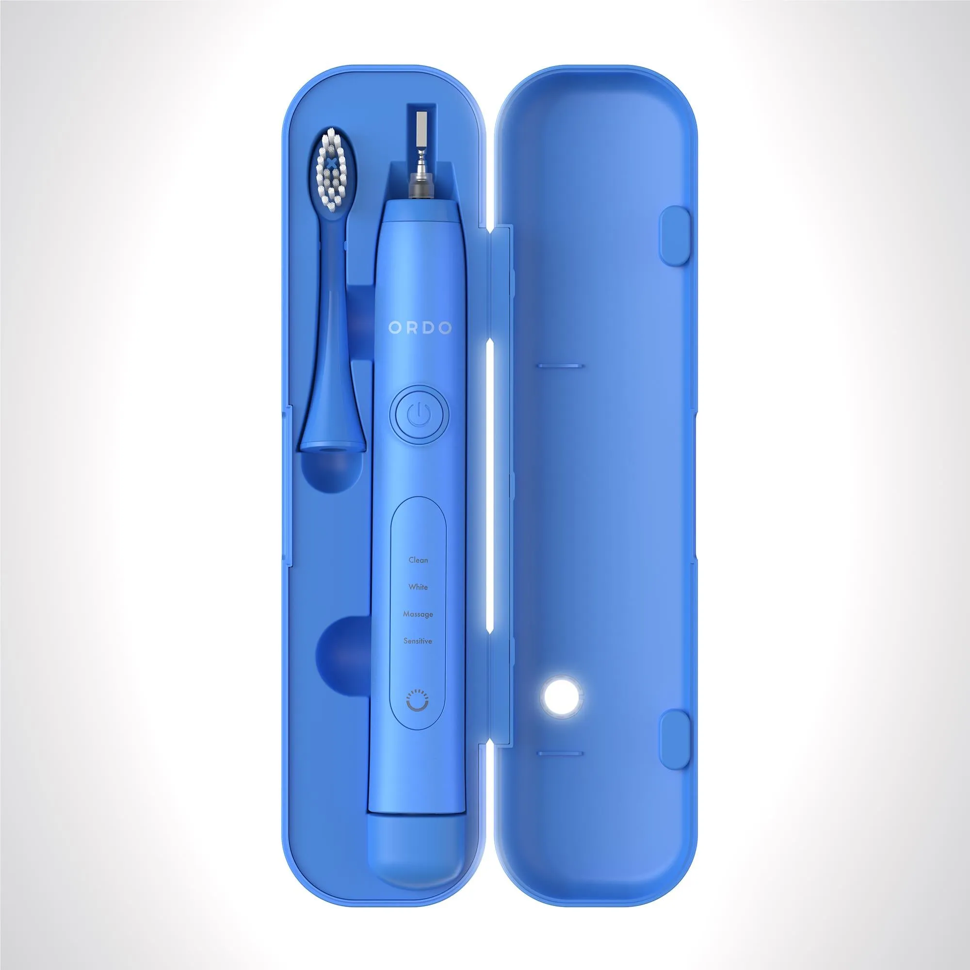 Ordo Sonic  Electric Toothbrush and Charging Travel Case (Arctic Blue)