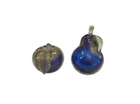 Pair of 2 Italian Decorative Murano " Fruit" Object 1960