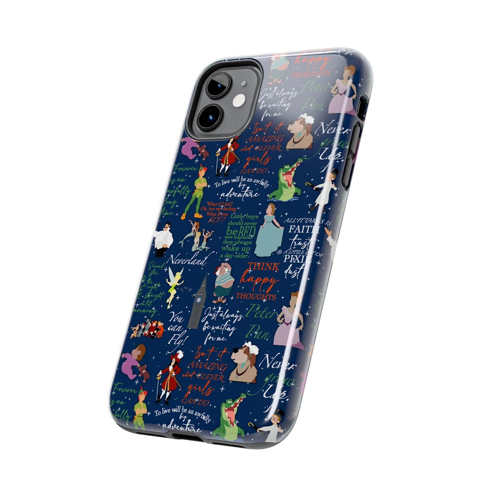 Pan Neverland Inspired Phone Case Gift Inspired Fan Art Iphone