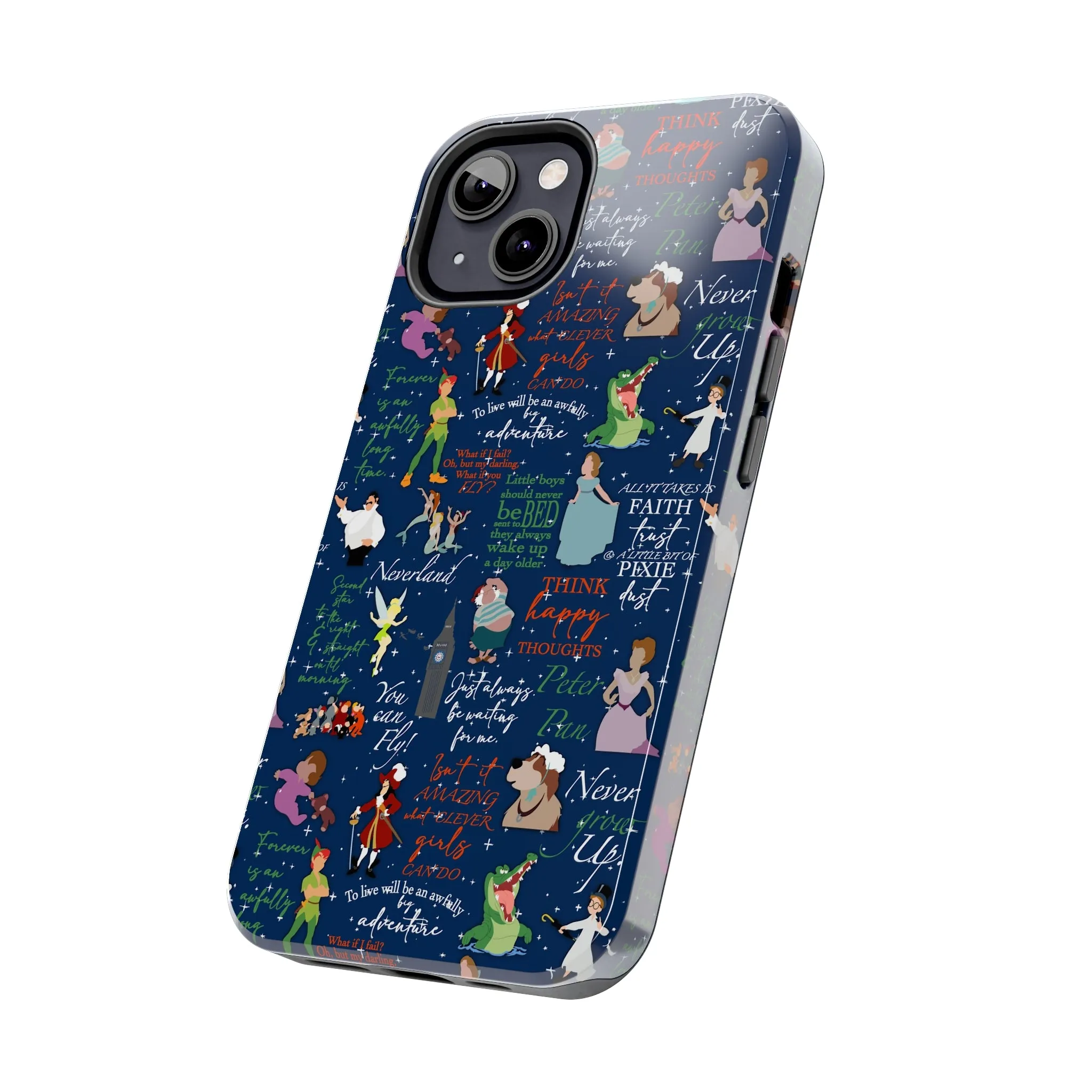 Pan Neverland Inspired Phone Case Gift Inspired Fan Art Iphone