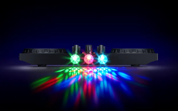 Party Mix II DJ Controller with Built-In Light Show