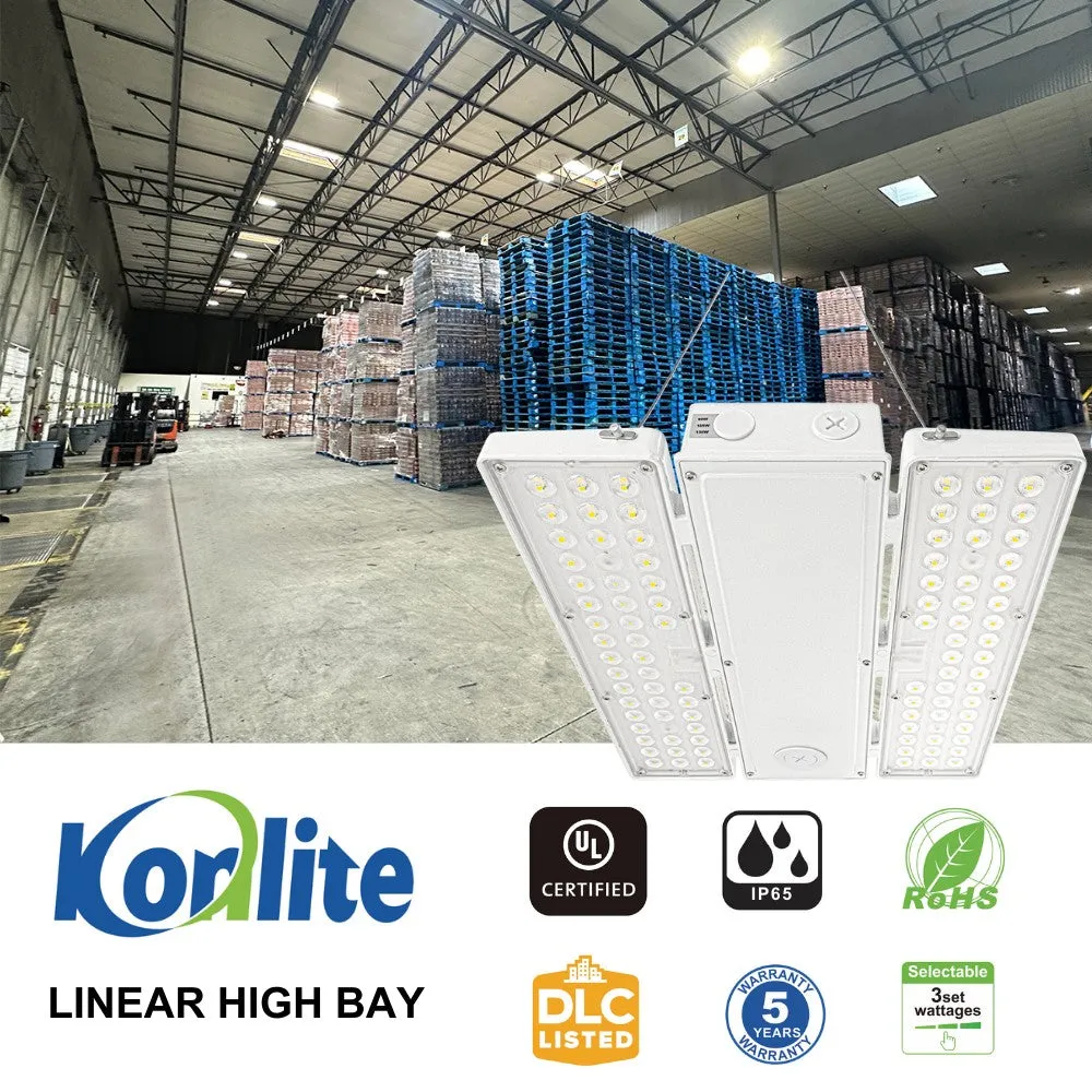 PAVO II LED Bay Light - 155W/130W/115W - 23,250 lumens - 120-277V - 5000K - 400W Metal Halide Equal