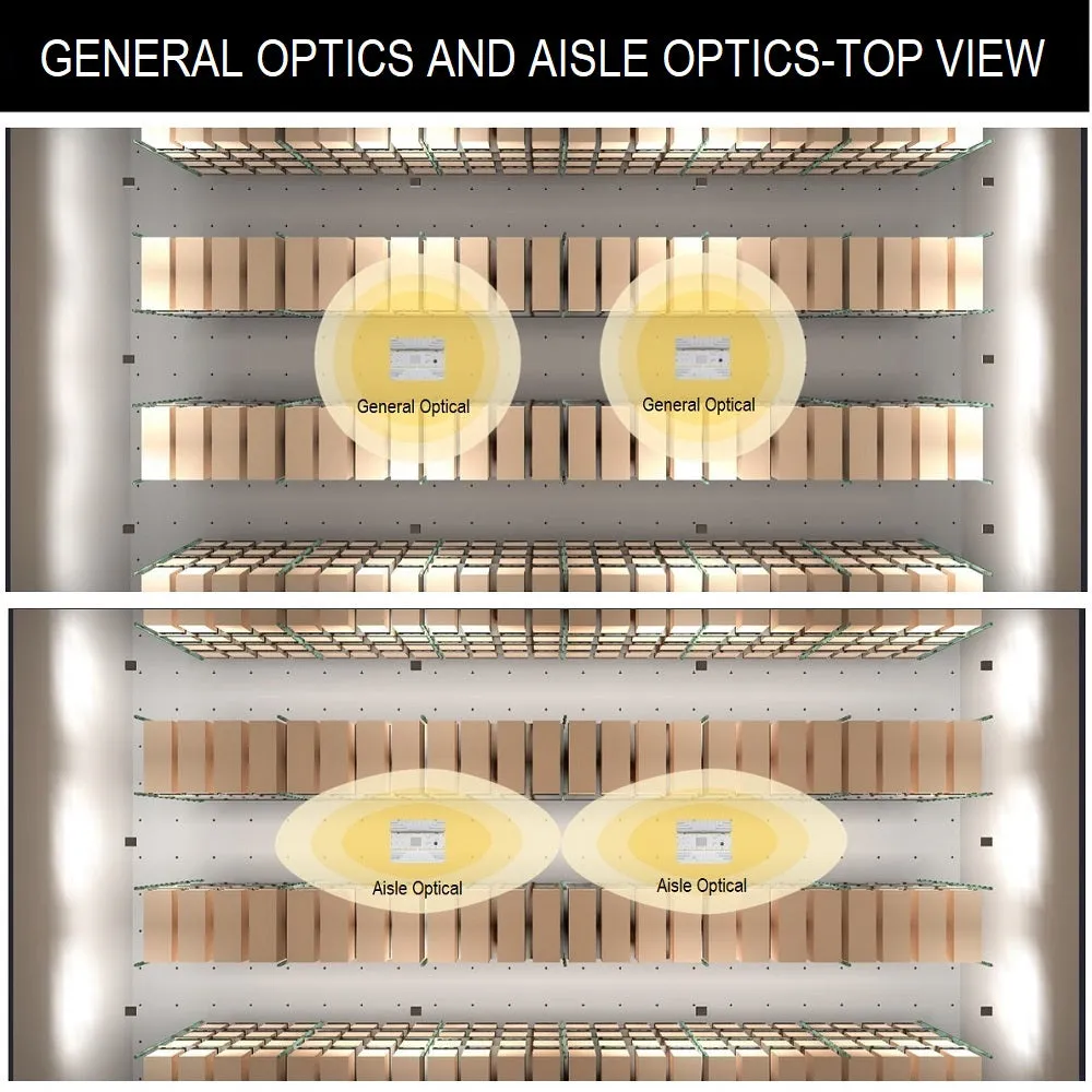 PAVO II LED Bay Light - 155W/130W/115W - 23,250 lumens - 120-277V - 5000K - 400W Metal Halide Equal