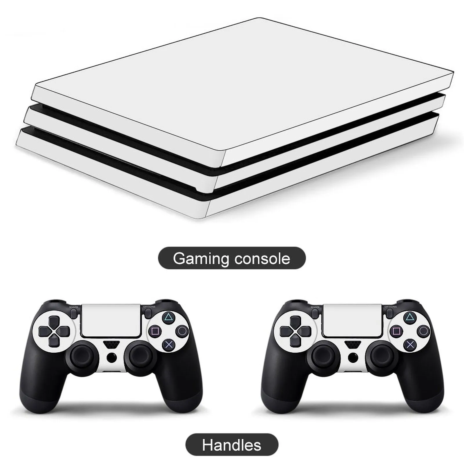 Personalize Your Own Adhesive Sticker forPS4 Slim or PS4 Pro consoles