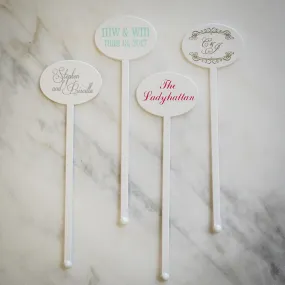 Personalized Printed Party Stir Sticks