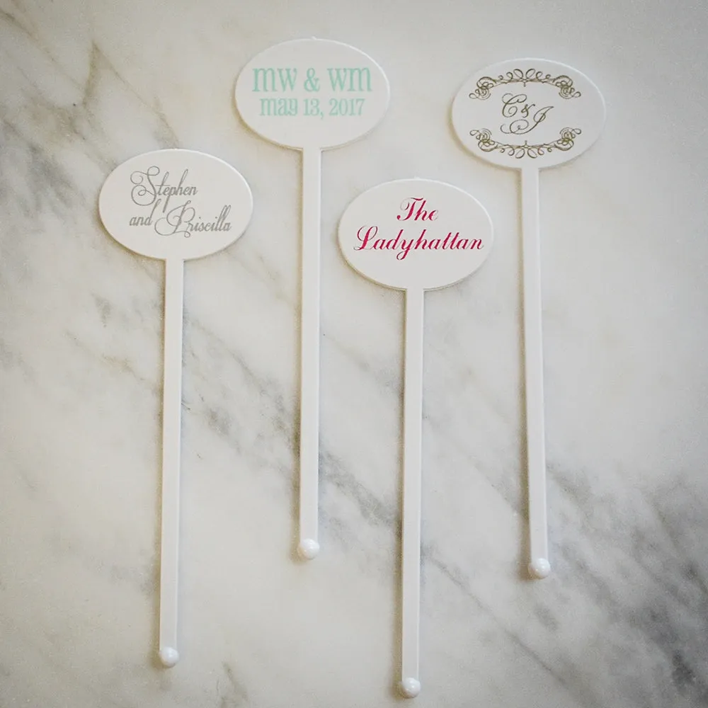 Personalized Printed Party Stir Sticks