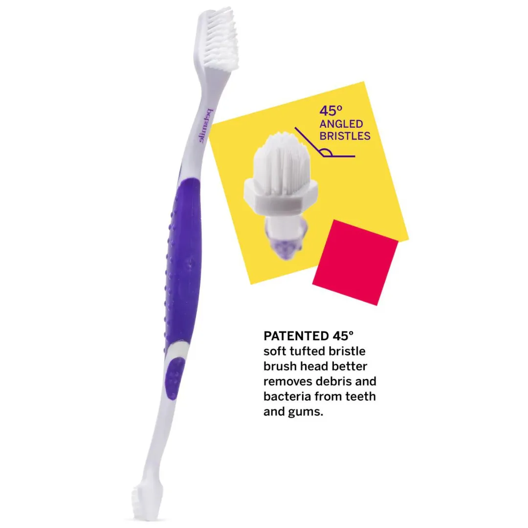 PetSmile Professional Pet Toothbrush With Patented 45° Dual-Ended Brush Head