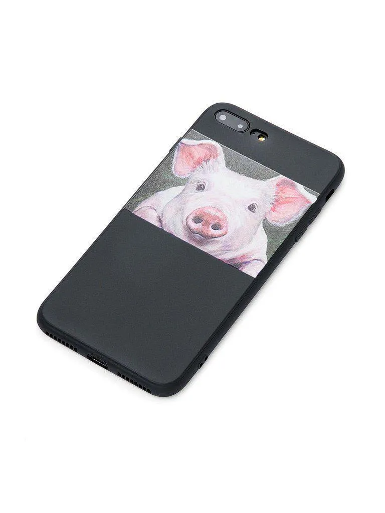 Pig Print iPhone Case