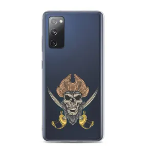 Pirate skull in front of crossed sabers Samsung Case