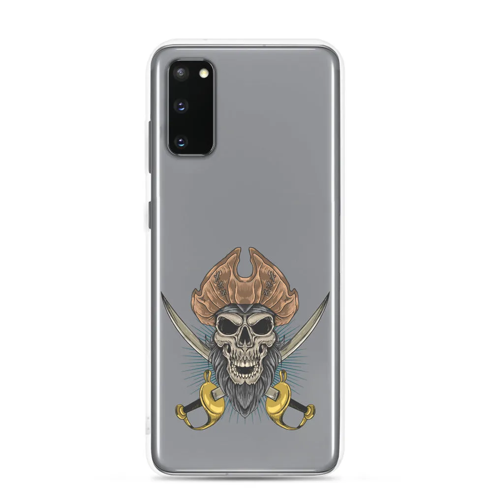 Pirate skull in front of crossed sabers Samsung Case