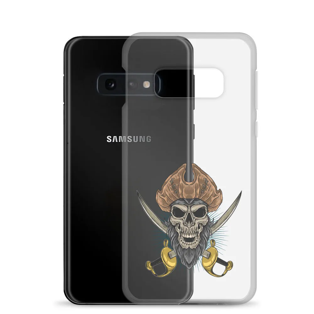 Pirate skull in front of crossed sabers Samsung Case