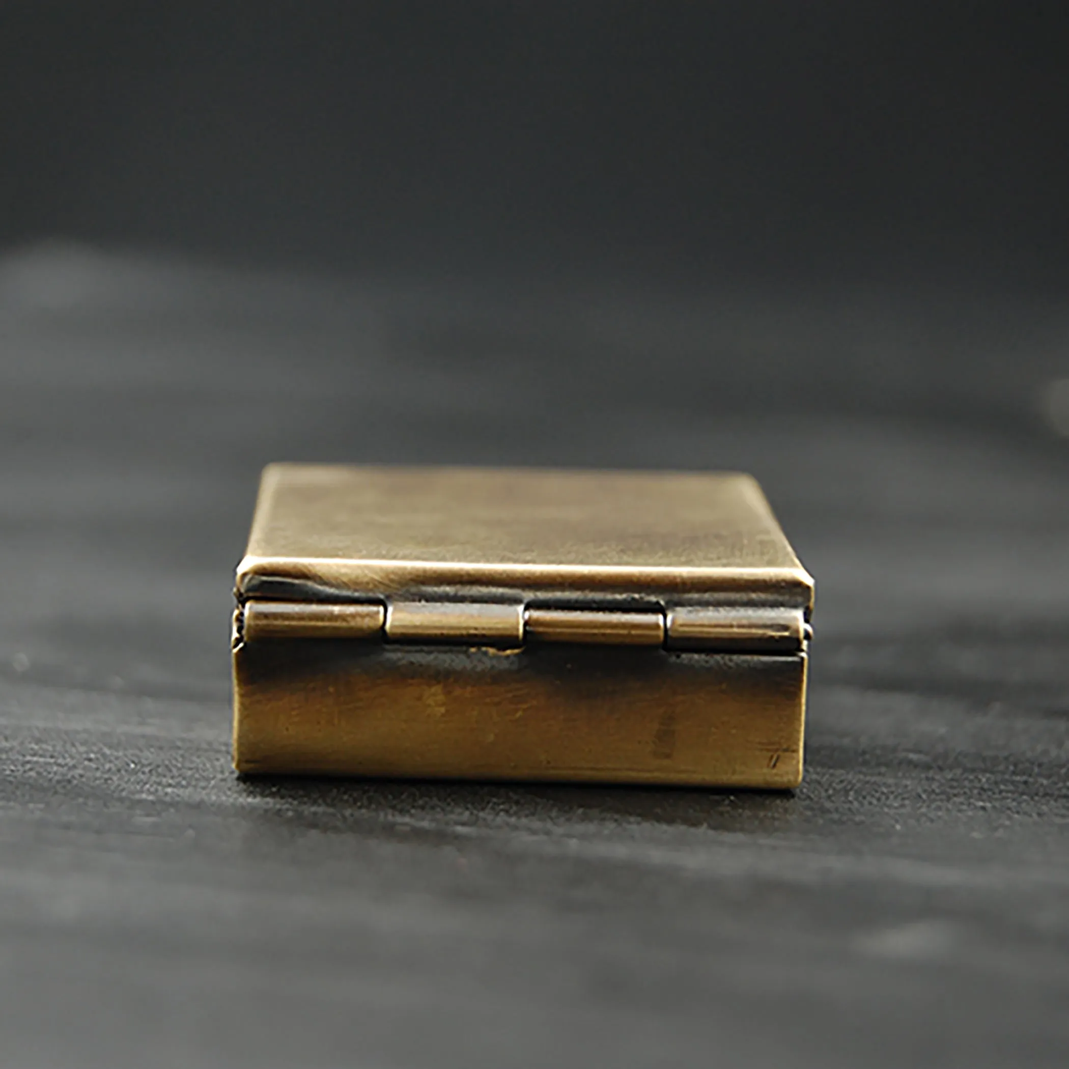 Plain Brass Pill Box with Your Choice of Engraving or No Engraving