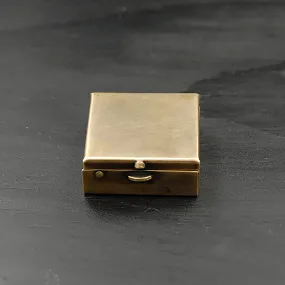 Plain Brass Pill Box with Your Choice of Engraving or No Engraving