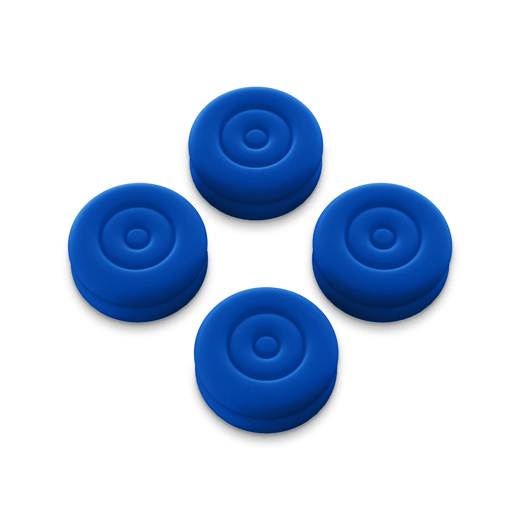 PlayVital Thumbs Cushion Caps Thumb Grips for ps5, for ps4, Thumbstick Grip Cover for Xbox Series X/S, Thumb Grip Caps for Xbox One, Elite Series 2, for Switch Pro Controller - Blue - PJM3024