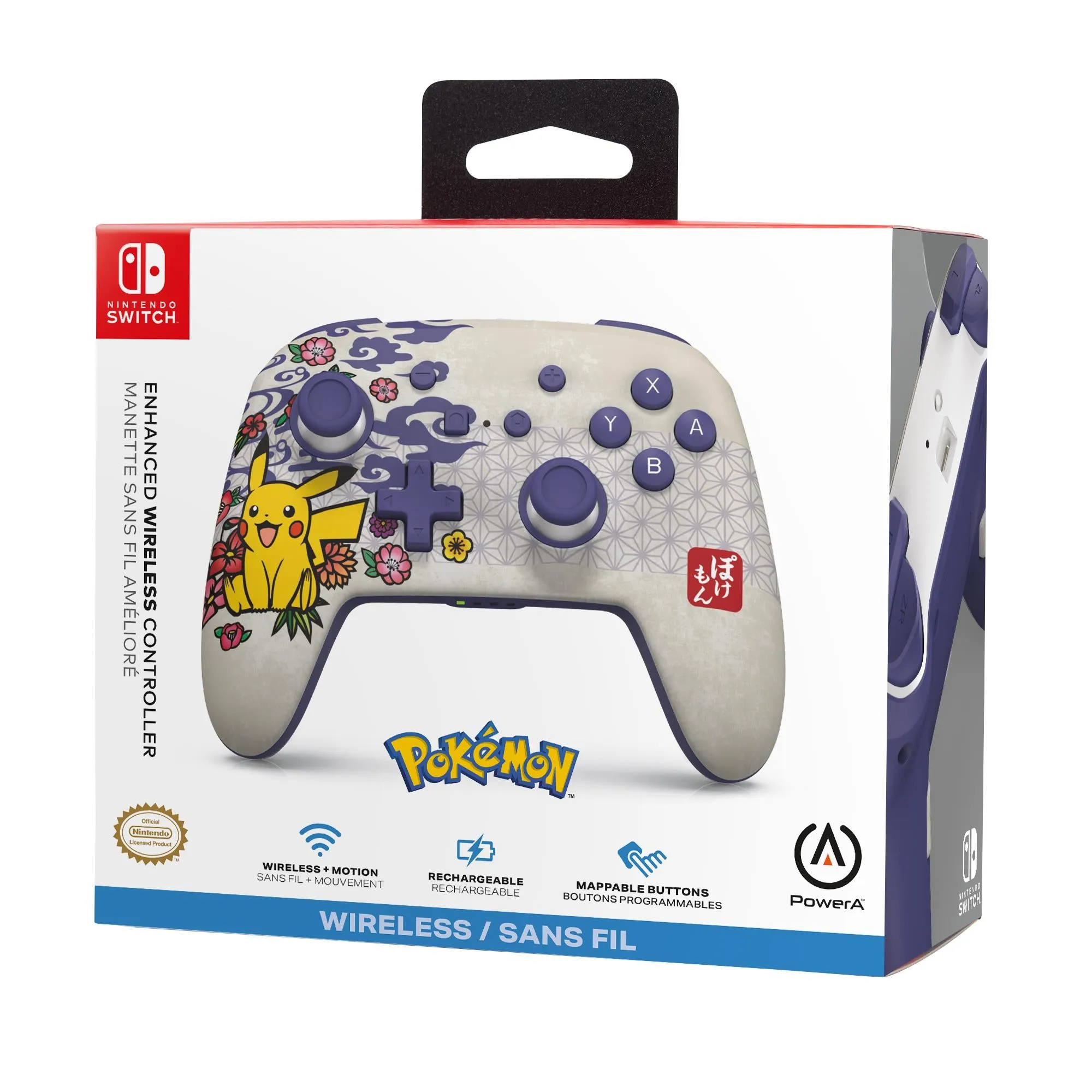 PowerA Enhanced Wireless Controller for Nintendo Switch (Pokémon Blossom)