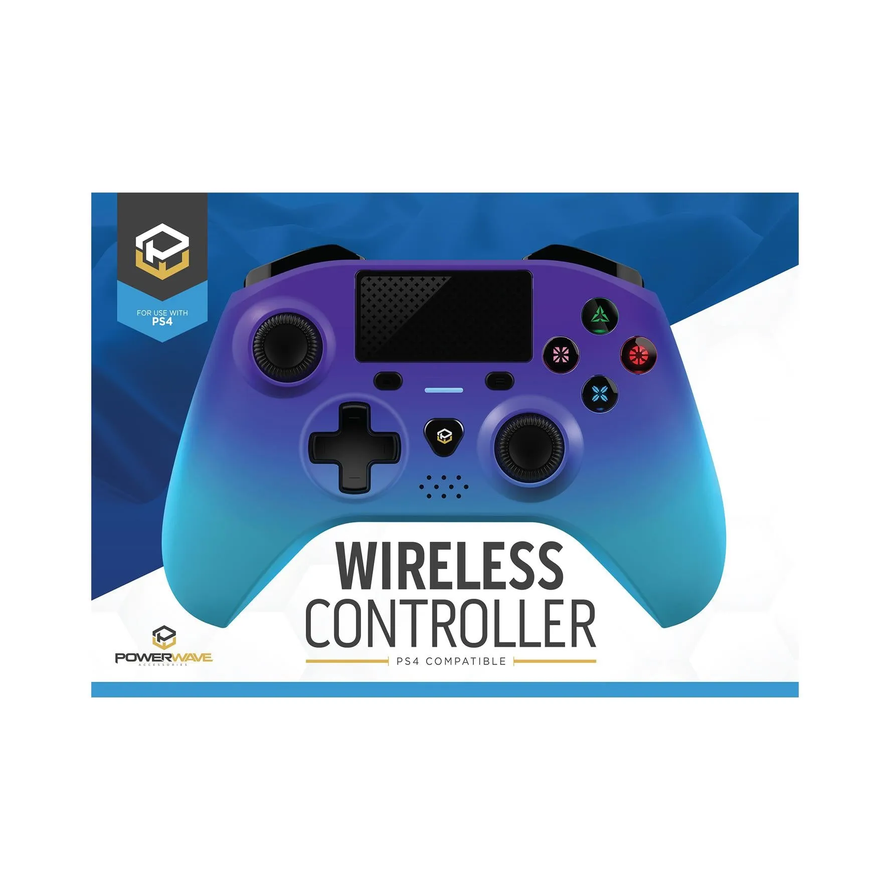 Powerwave Wireless Controller for PlayStation 4 (Purple Rush)