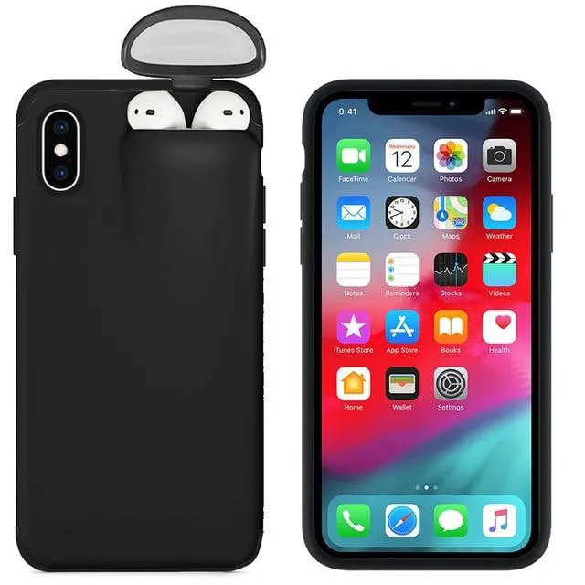 Premium Airpods iPhone Case Holder