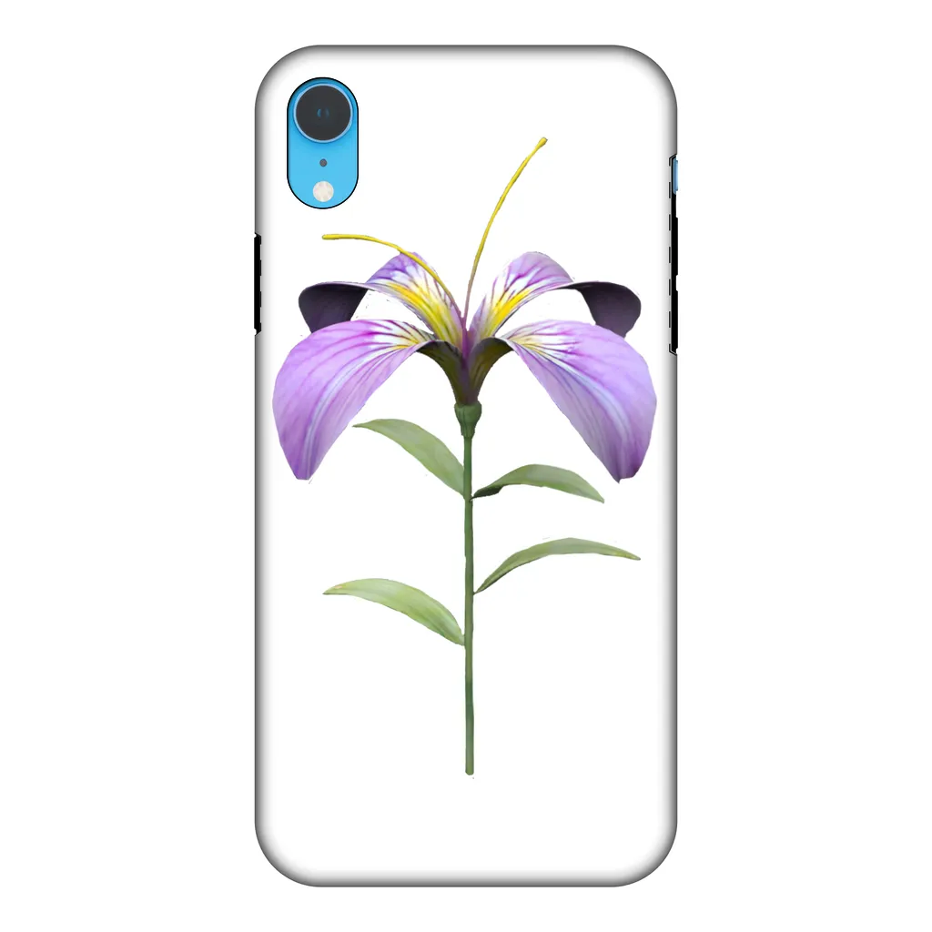 PurpleFlower2 Fully Printed Tough Phone Case