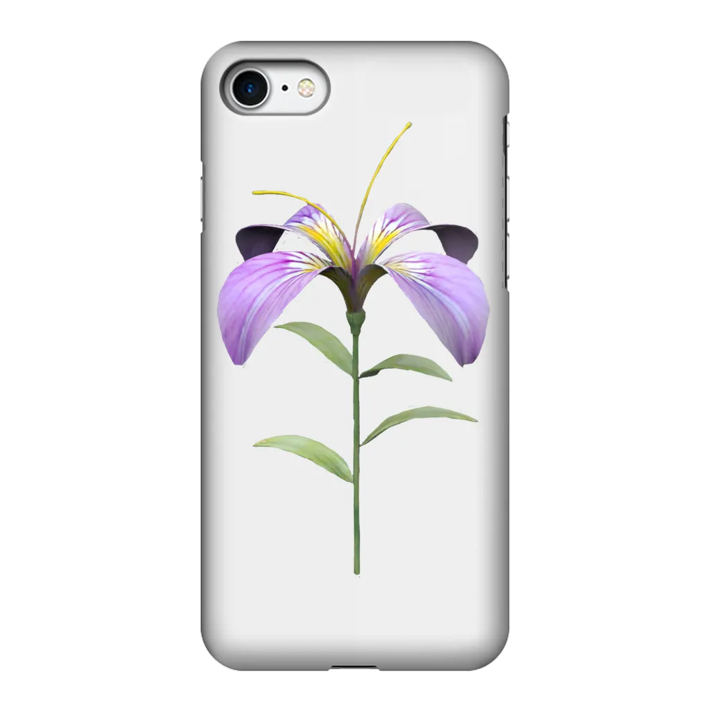 PurpleFlower2 Fully Printed Tough Phone Case