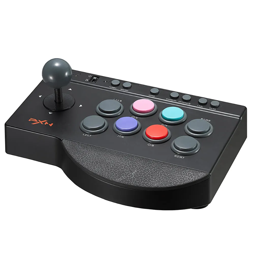 PXN 0082 Arcade Stick, Fight Sticks PC with Turbo & Macro Functions,Compatible with TV/PC/PS3/PS4/Switch