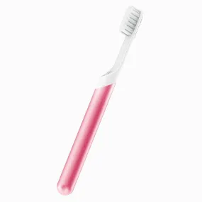 quip Metal Electric Toothbrush Starter Kit - 2-Minute Timer   Travel Case - Pink