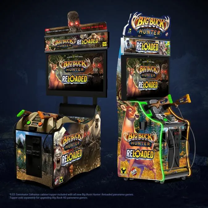 Raw Thrills Big Buck Hunter Reloaded Mini Arcade Game