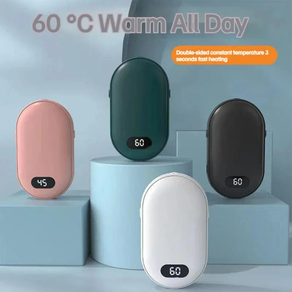 Rechargeable Double Sided Two Speed Hand Warmer