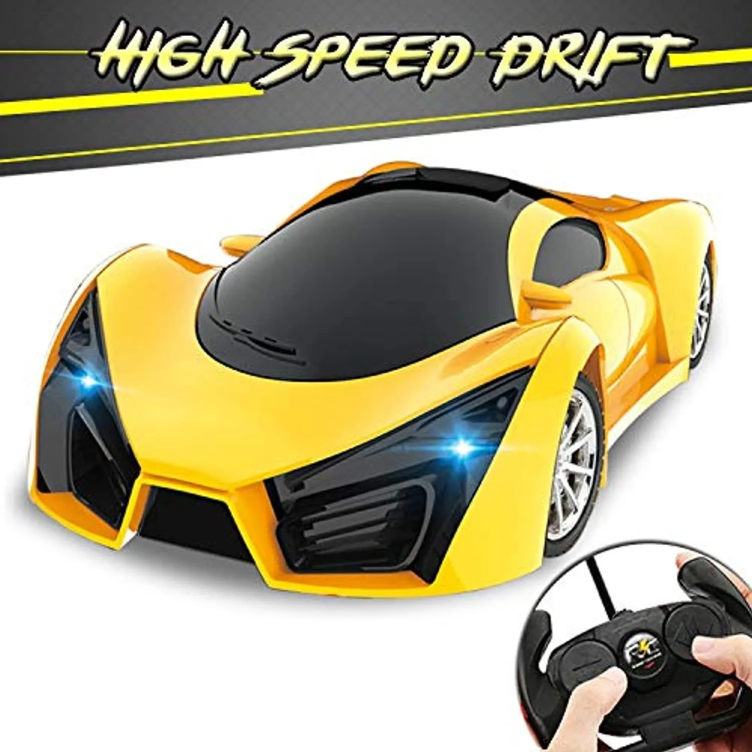 Remote Control Cars Toys for Kids Drift RC Car Super Vehicle Racing Hobby with Lights,Best Easter Xmas Birthday Gifts for Boys Girls