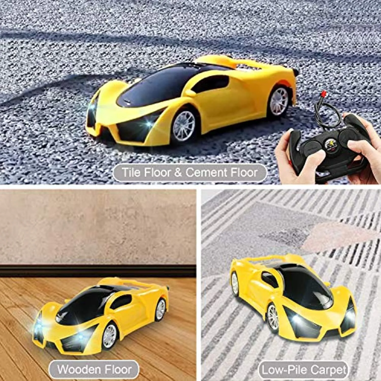 Remote Control Cars Toys for Kids Drift RC Car Super Vehicle Racing Hobby with Lights,Best Easter Xmas Birthday Gifts for Boys Girls