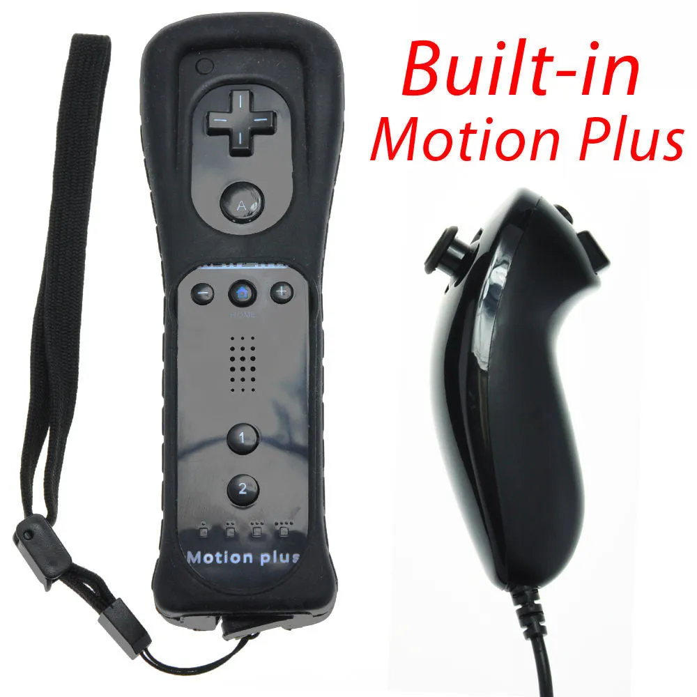 Remote Plus Built-In Motion Plus Nunchuk Silicone Case for Wii - Blue