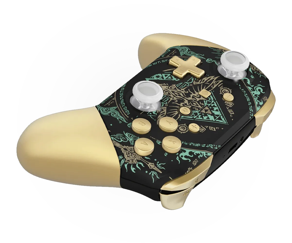 ROYAL BLACK TOTEM NINTENDO PRO CUSTOM CONTROLLER