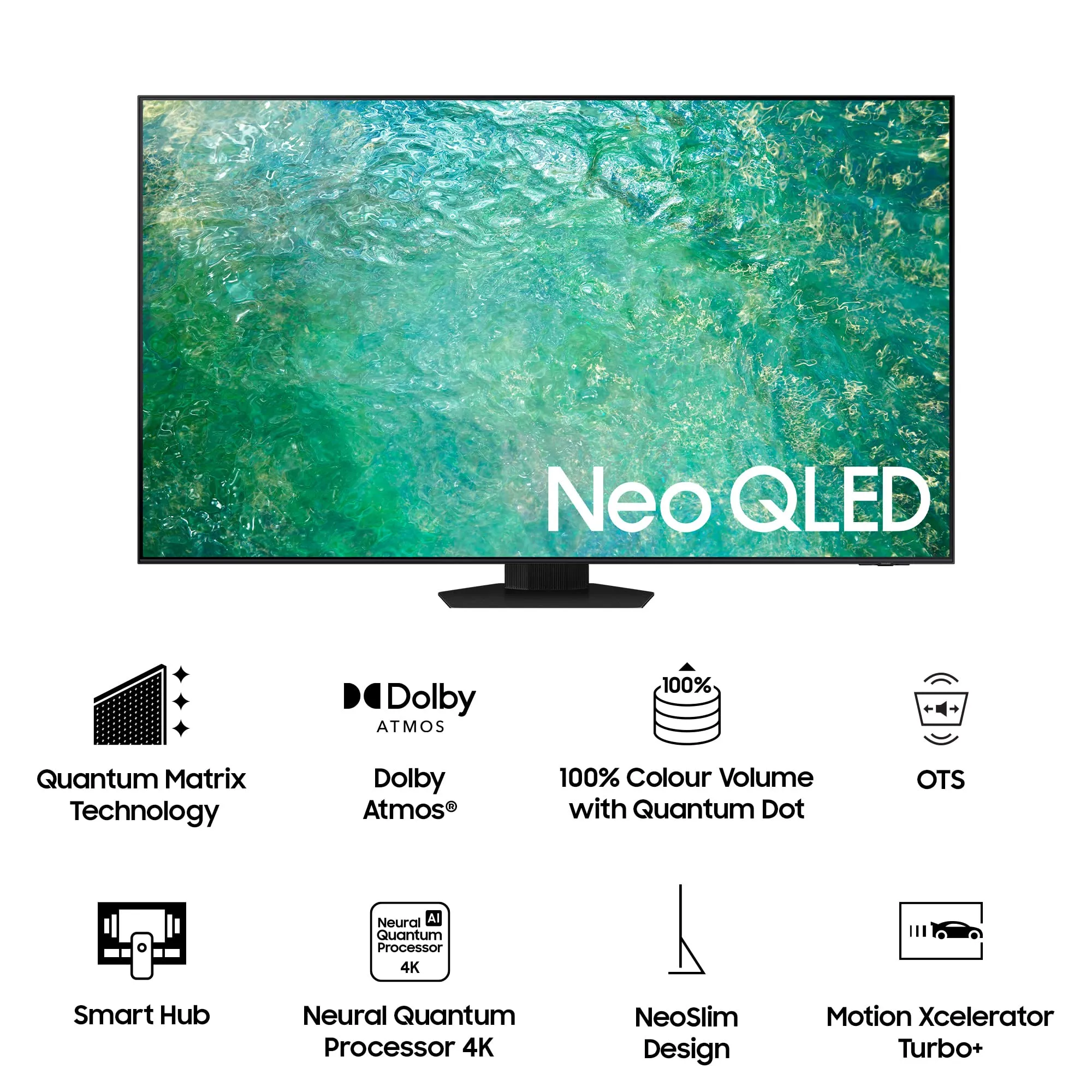 Samsung 163 cm (65 inches) 4K Ultra HD Smart Neo QLED TV QA65QN85CAKLXL (Titan Black)