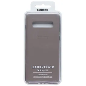 Samsung Official Leather Cover for Samsung Galaxy S10 - Gray