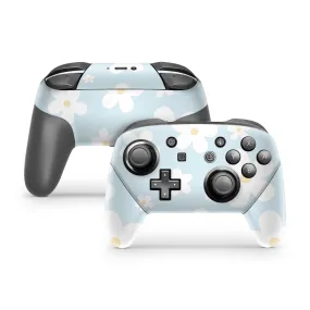 Serene Daisies Nintendo Switch Pro Controller Skin