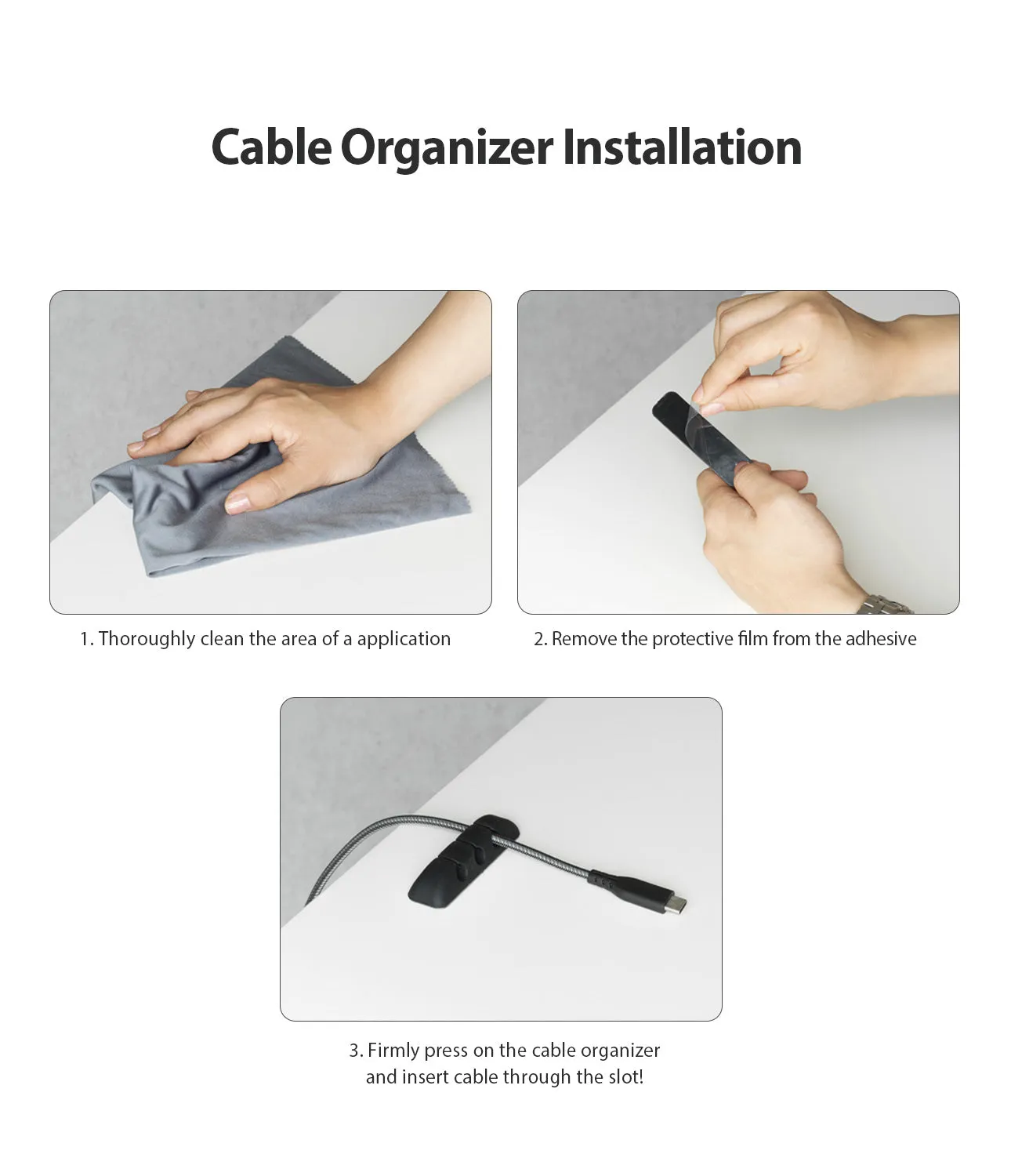 Silicone Cable Organizer